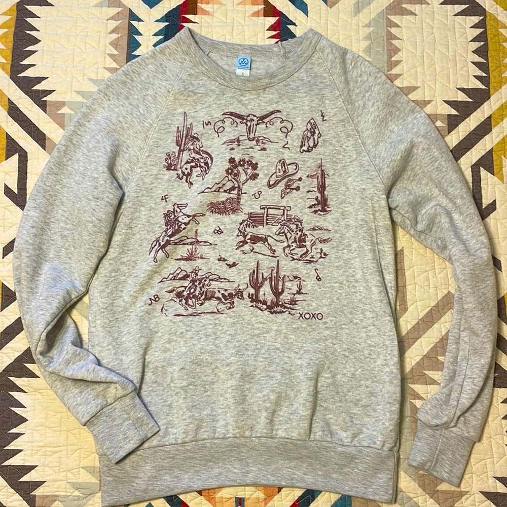 Western sweatshirt